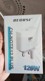 Turbo Charger Super Fast Charger Hyper Charger with USB to Type C Cable For Laptop Tablet Smart Phone Wall Charger 120w For Samsung Oppo Huawei Poco Mi Realme infinix TecnoXiaomi Regrsi CH-Note12